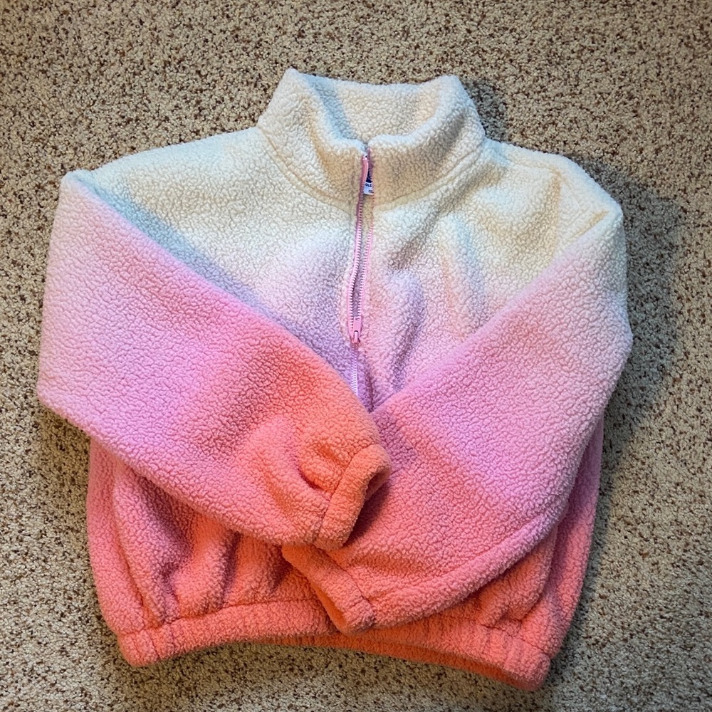 Old Navy fleece full zip, size L
